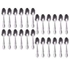 Flatware Gibson Home Abbie 24-Piece Teaspoon Set (Service For 24) -Home Accents shop silver gibson home flatware sets 985112268m fa 1000