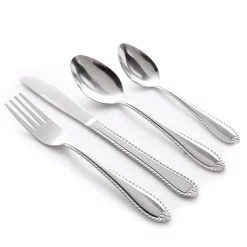 Gibson Home 24-Piece New Wilmington Flatware Set (Service For 6) -Home Accents shop silver gibson home flatware sets 98592150m fa 1000