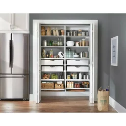 Food Storage Home Basics Stainless Steel Canister Set (4-Piece) 9 Food Storage Home Basics Stainless Steel Canister Set (4-Piece) -Home Accents shop silver home basics kitchen canisters cs10067 77 1000