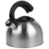 Cookware Home Basics 10.5-Cup Stainless Steel Tea Kettle -Home Accents shop silver home basics tea kettles tk45727 64 1000