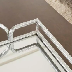 Decorative Trays Home Decorators Collection Silver Hammered Metal Decorative Rectangle Mirror Tray -Home Accents shop silver home decorators collection decorative trays p156067 1xx 1d 1000