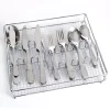 Gibson Home Hammered 46-Piece Stainless Steel Flatware Set (Service For 8) -Home Accents shop stainless steel gibson home flatware sets 985100059m 64 1000