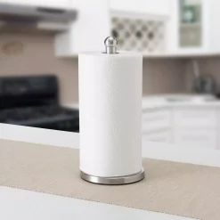 Countertop Storage Home Basics Stainless Steel Paper Towel Holder -Home Accents shop stel home basics paper towel holders ph01044 31 1000