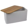 Countertop Storage Home Basics Steel Bread Box -Home Accents shop turquoise home basics bread boxes hdc74943 64 1000