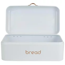 Countertop Storage Home Basics White Grove Bread Box -Home Accents shop white bread boxes hdc55218 1f 1000