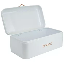 Countertop Storage Home Basics White Grove Bread Box -Home Accents shop white bread boxes hdc55218 4f 1000