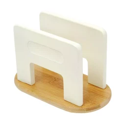 Countertop Storage Creative Home Stained In Off White Natural Bamboo Napkin Holder Table Tissue Holder Kitchen Towel Dispenser -Home Accents shop white creative home napkin holders 73421 76 1000
