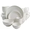 Gibson Home Ogalla 30-Piece Casual White Porcelain Dinnerware Set (Service For 6) -Home Accents shop white gibson home dinnerware sets 985100537m 64 1000