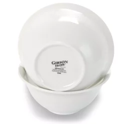 Serveware Gibson Home 7.5 In. X 3.25 In. All-Purpose Bowl (Set Of 2) -Home Accents shop white gibson home serving bowls 985110993m fa 1000