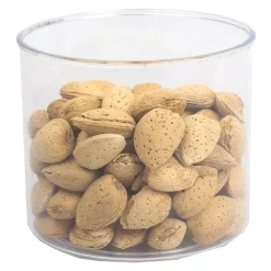 Food Storage Home Basics 0.9 L Twist ‘N Lock Air-Tight White Round Plastic Canister -Home Accents shop white kitchen canisters hdc55594 1f 1000