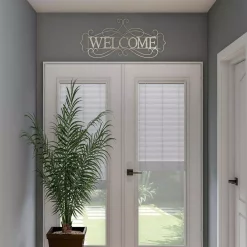 Wall Signs Lavish Home “Welcome” Decorative Rustic Metal Cutout Wall Sign -Home Accents shop white lavish home wall signs hw0200060 1f 1000