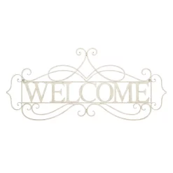 Wall Signs Lavish Home “Welcome” Decorative Rustic Metal Cutout Wall Sign