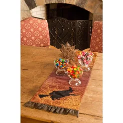 Indoor Halloween Decorations Xia Home Fashions 0.2 In. H X 13 In. W X 72 In. D Witching Hour Halloween Table Runner