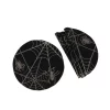 Indoor Halloween Decorations Xia Home Fashions 0.1 In. H X 16 In. W Halloween Spider Web Double Layer Placemats In Black (Set Of 4) 2 Indoor Halloween Decorations Xia Home Fashions 0.1 In. H X 16 In. W Halloween Spider Web Double Layer Placemats In Black (Set Of 4) -Home Accents shop xia home fashions halloween tabletop decorations xd1880116rndblack 64 1000