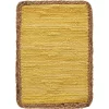 Table Linens & Kitchen Linens LR Home Sunny Day 19 In. X 13 In. Yellow Jute Bordered Cotton Placemat (Set Of 4) -Home Accents shop yellows golds lr home placemats speci04178pmy1117 64 1000