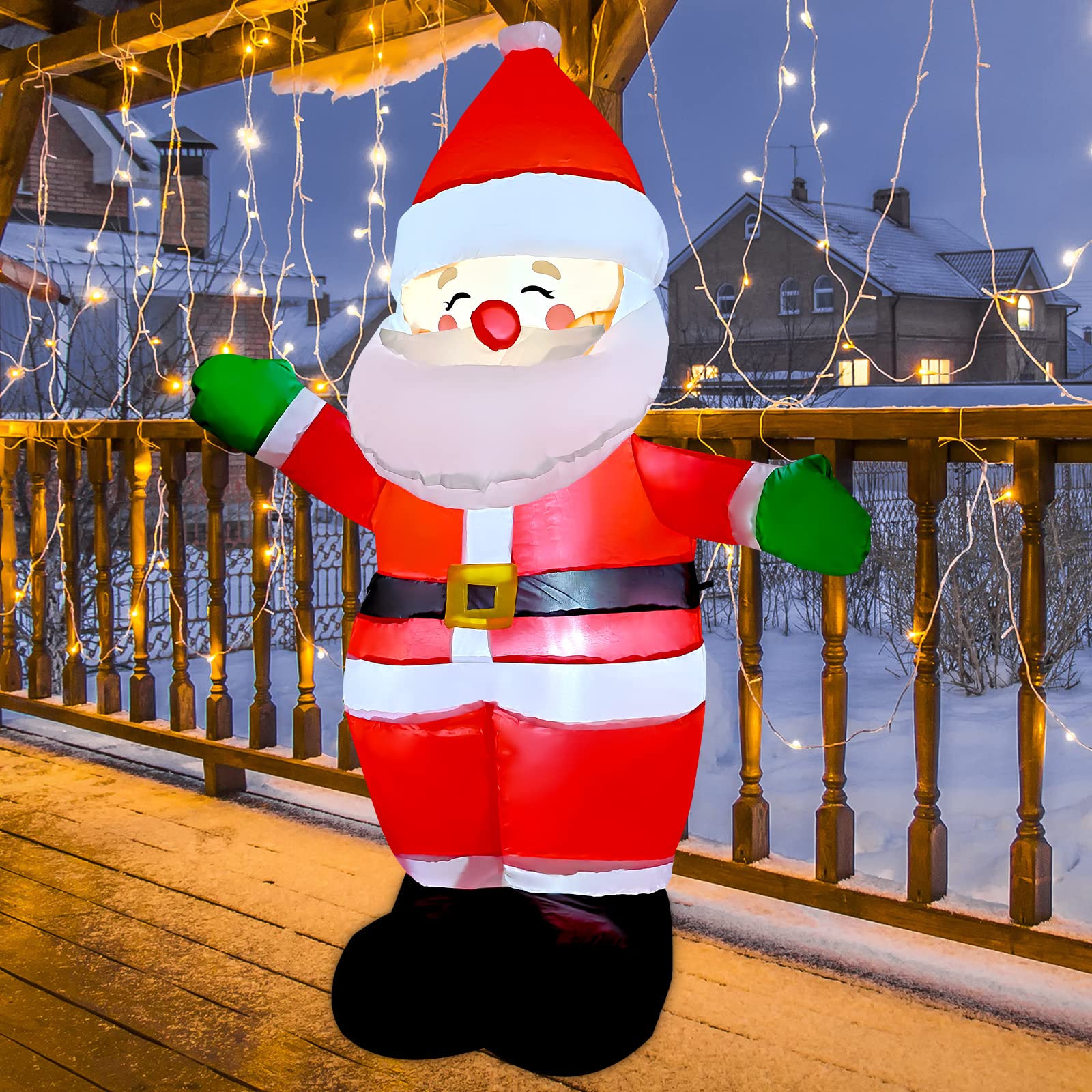 Home Accents shop -Home Accents shop inflatable santa2